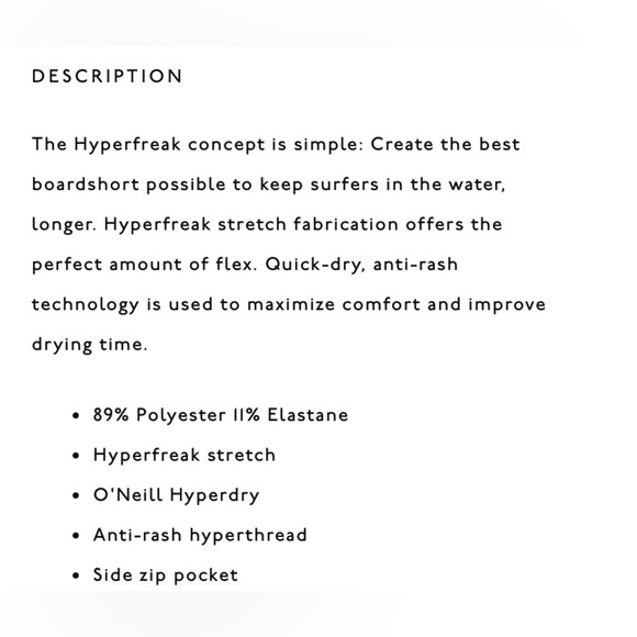 Sz 8 Kids 🆕 Boys O’Neill Hyperfreak Heist Boardshort - Picture 4 of 13